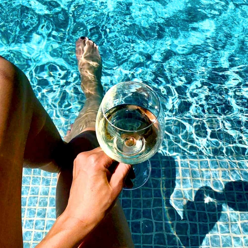 Reusable wineglass made of plastic 47 cl.